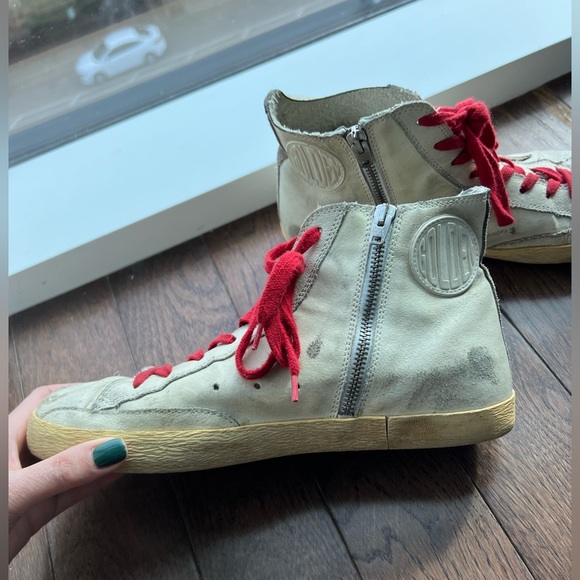 Golden Goose GGDB FRANCY high top authentic sneakers size 41 - Picture 5 of 5
